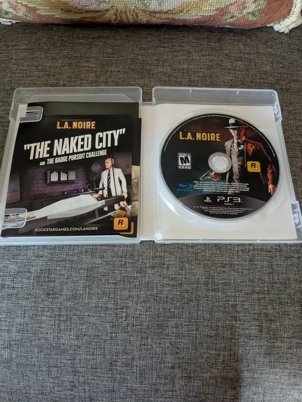 PS 3 L.A. Noire In Excellent Condition.
